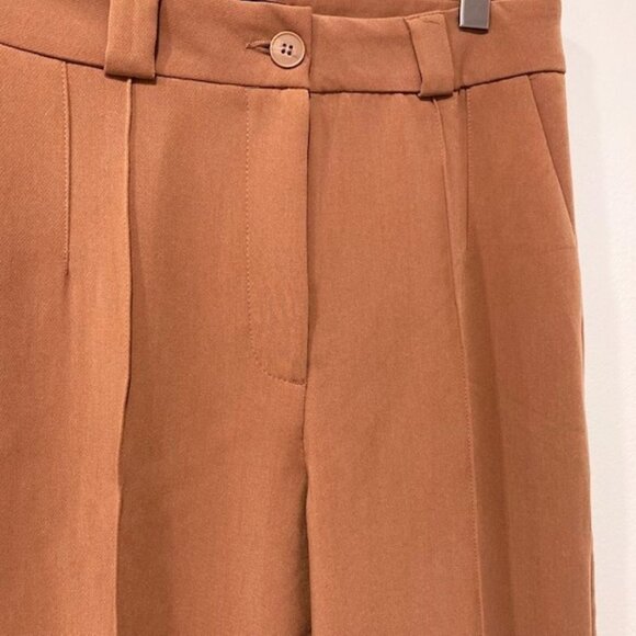 Dynamite Orange Brown Crawford Straight Pants - Picture 3 of 5